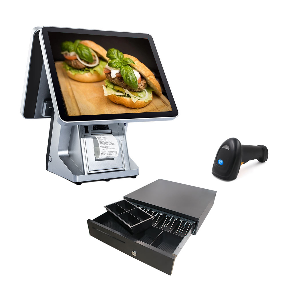 Cash Drawer Pos - نظام الكل في واحد مقاس 15