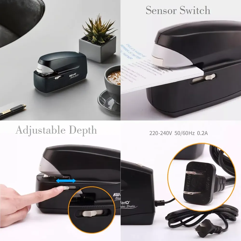Electric Stapler Heavy - دباسة كهربائية ذكية محمولة 220 فولت،