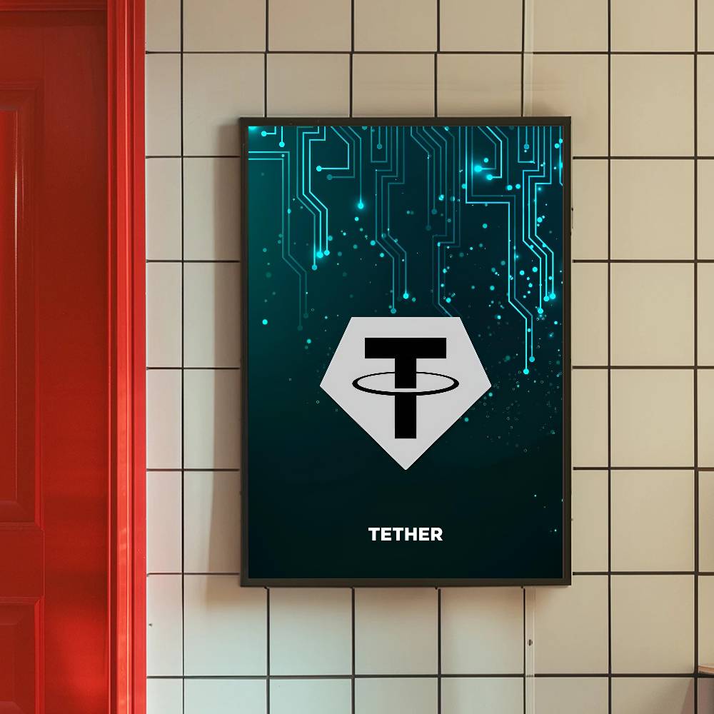 ملصق فني بتصميم رمز العملات ال - مراجعة Tech Office Wallpaper وسعره