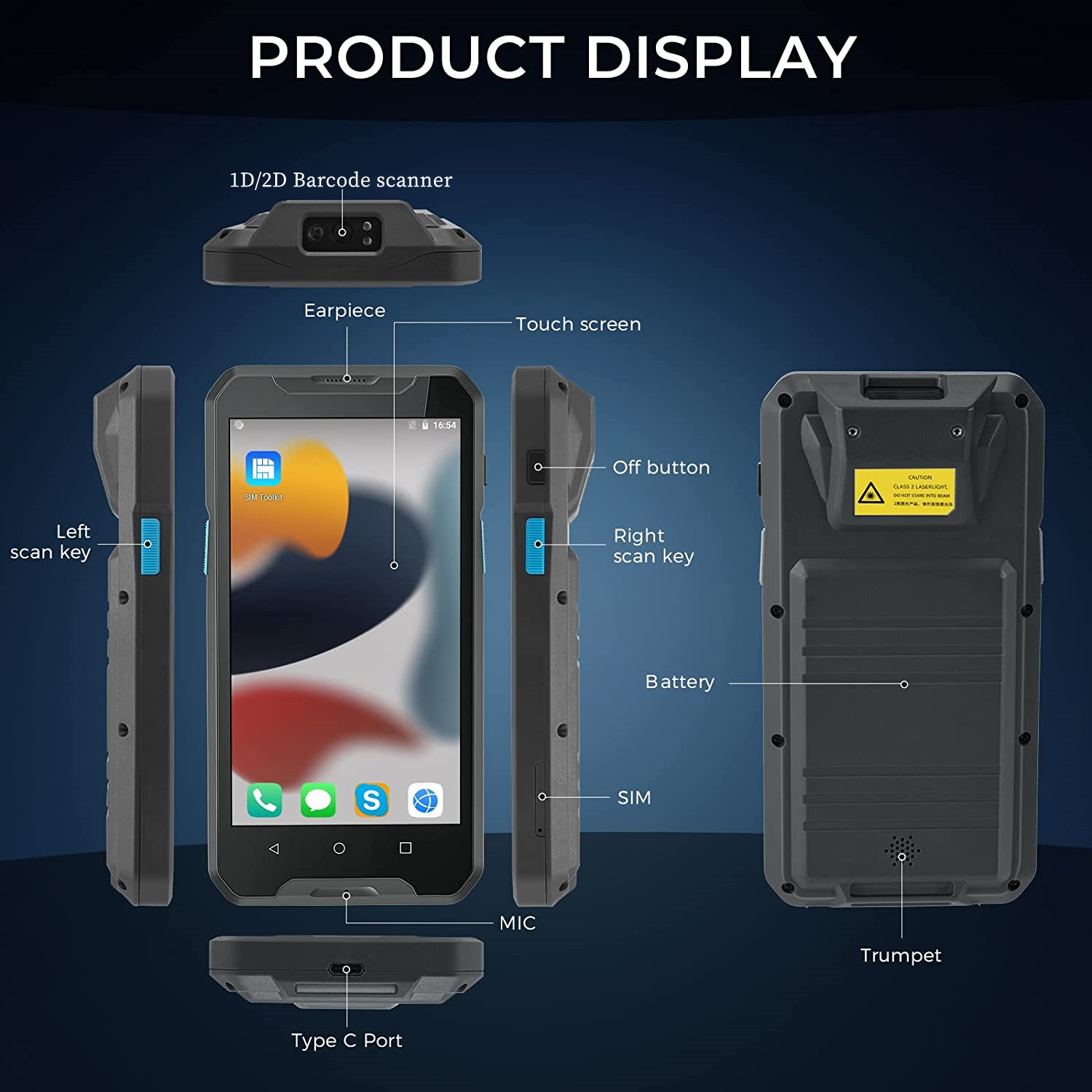 جهاز محمول متين يعمل بنظام أند - مراجعة Barcode Scanner 2D وسعره