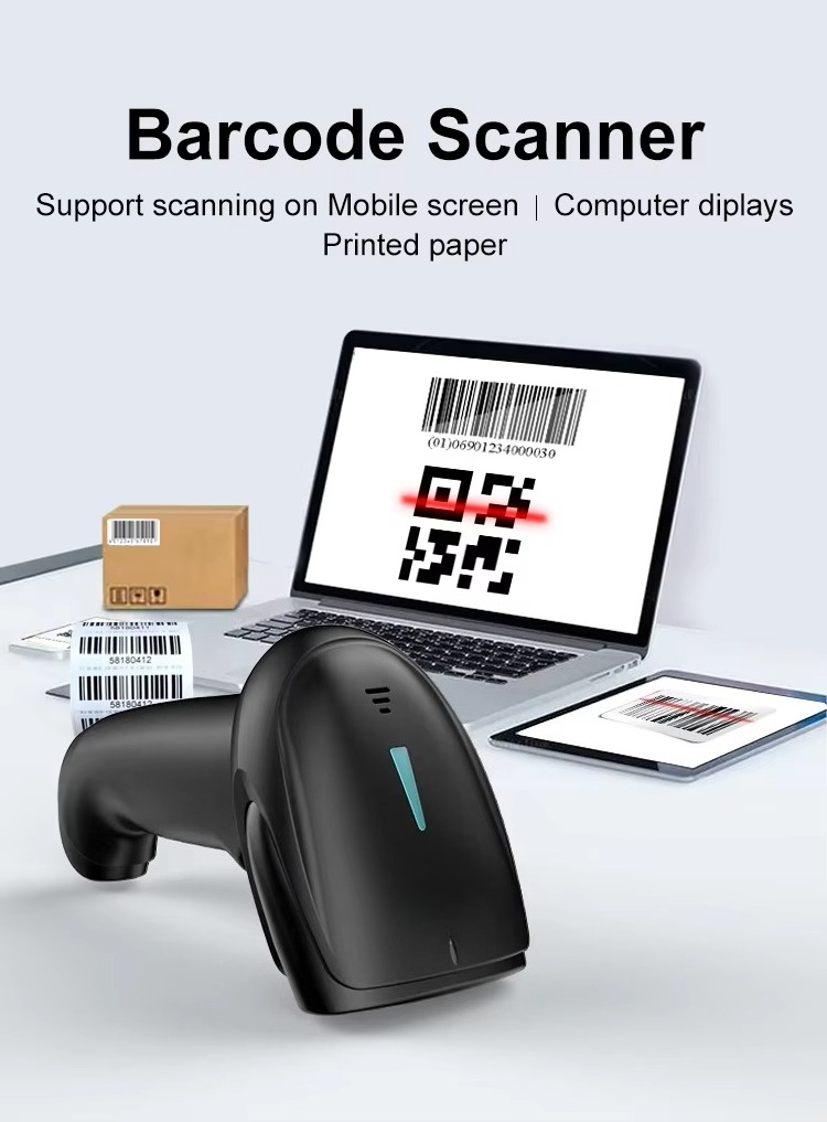 ماسح ضوئي لاسلكي USB بتقنية 2. - مراجعة Barcode Scanner 2D وسعره