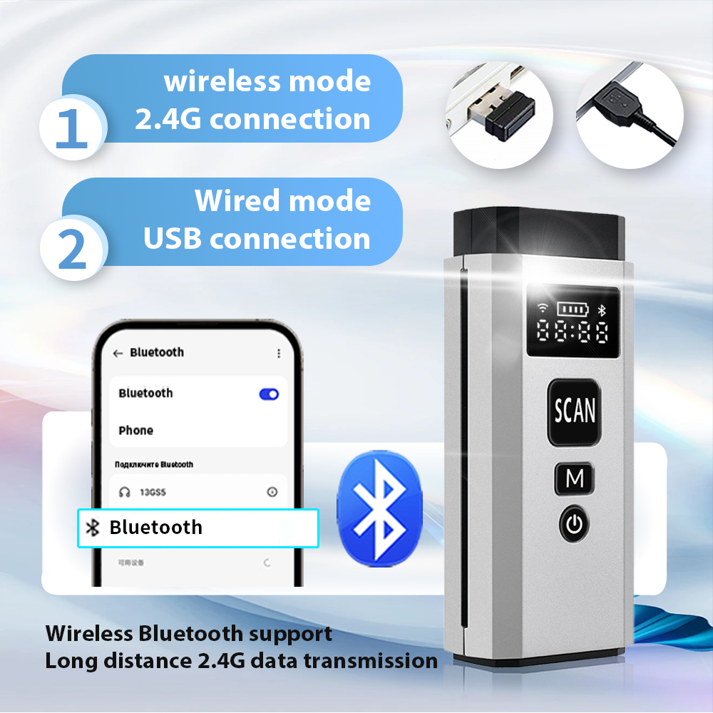 ماسح ضوئي محمول صغير للباركود  - مراجعة Barcode Scanner 2D وسعره