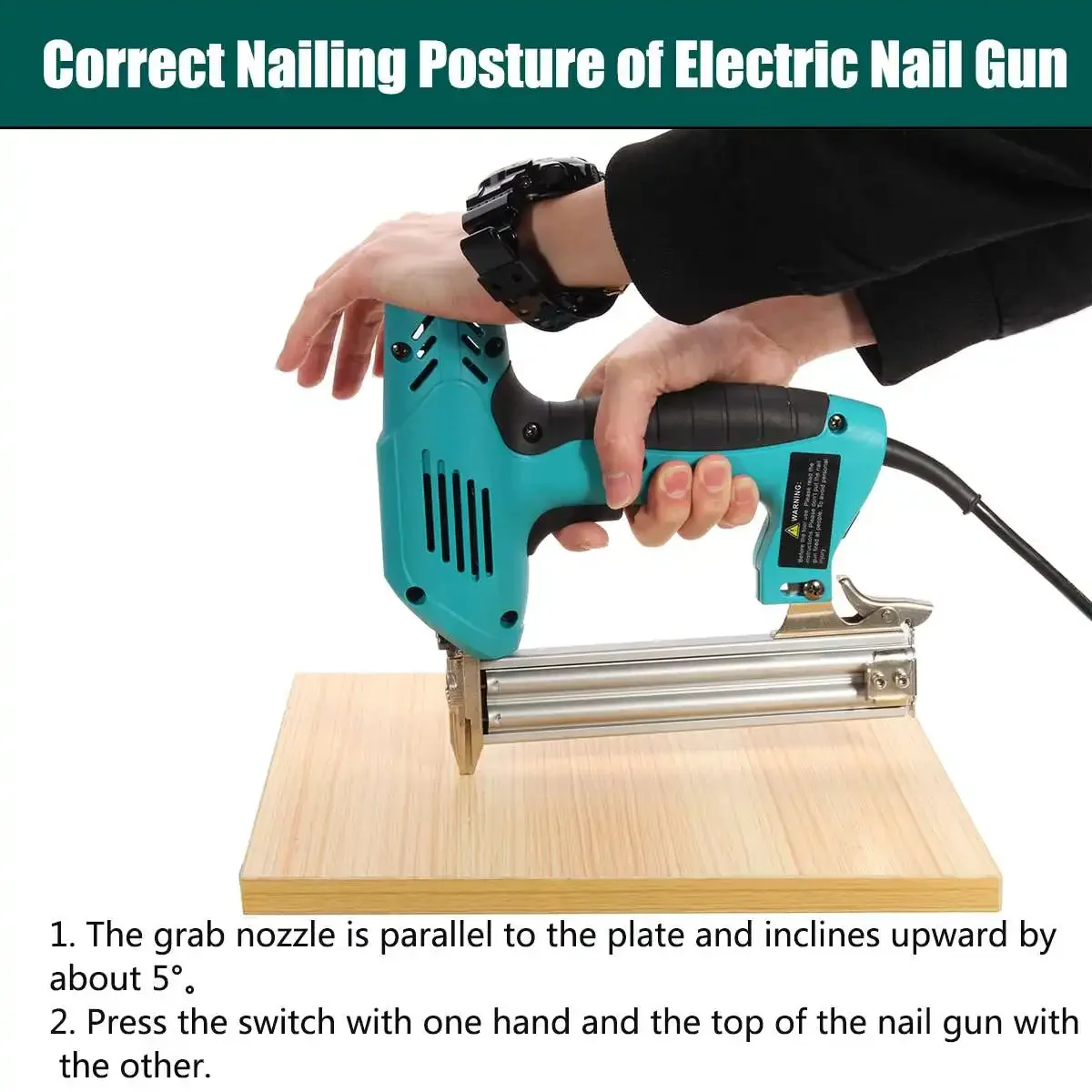 مسدس مسامير كهربائي بقوة 2000  - مراجعة Electric Stapler Heavy وسعره