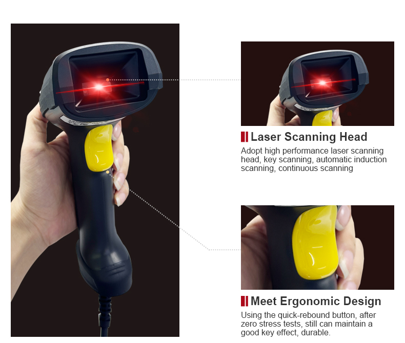 ماسح ضوئي صناعي محمول باليد من - مراجعة Barcode Scanner 2D وسعره